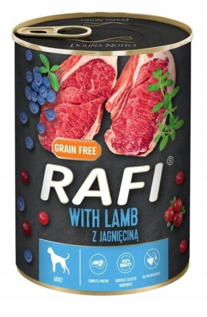 Karma Dla Psa Puszka Rafi Jagnięcina 800g