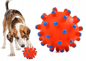 Gryzak Gumowa Piłka Kula Dentaball Zabawka Dla Psa