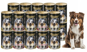 Karma Flipper Dla Psa Puszka Mix Smaków 20x1240g