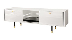 SZAFKA RTV Cristal 160 STOLIK z oświetleniem LED