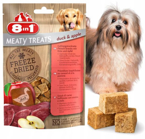 8in1 Przysmak Dla Psa Freeze Dried Kaczka Jabłko