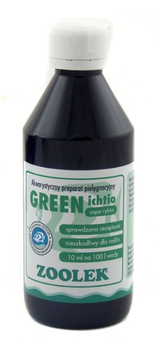 Zoolek Green Ichtio Zieleń Na Ospę Rybią 250ml