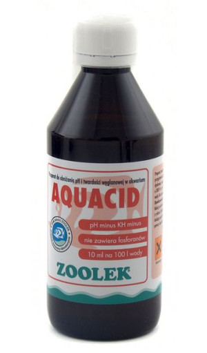 Zoolek Aquacid Obniża Ph I Twardość Kh Wody 30ml