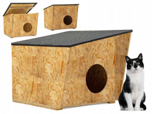 Budka Legowisko Domek Kojec Buda Na Zimę Dla Kota