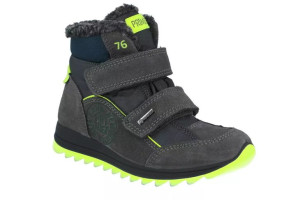 Śniegowce chłopięce PRIMIGI 2886133 szary membrana GORETEX rzepy