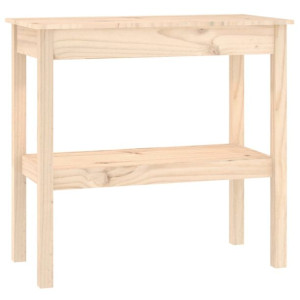 Stolik konsolowy, 80x40x75 cm, lite drewno sosnowe