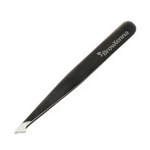 Browxenna Pęseta Do Brwi Czarna Pro-Brow Skośna