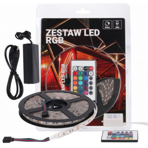 Zestaw Taśma Led Rgb 72w 300led Ip65 Prescot 5m
