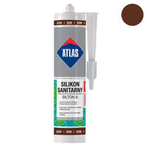 ATLAS SILIKON Sanitarny SILTON S Kasztanowy 209