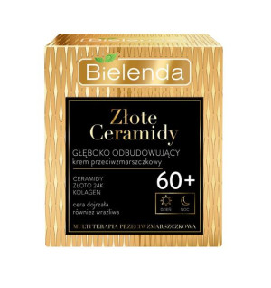 Złote Ceramidy 60+ głęboko odbudowujący krem przeciwzmarszczkowy