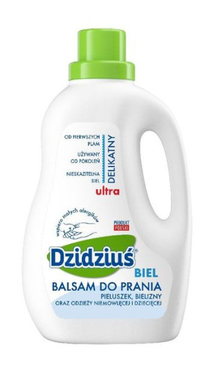 Ultra delikatny balsam do prania bielizny niemowlęcej i dziecięcej Biel