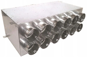 Skrzynka rozdzielcza, rozdzielacz 12x75 / fi200mm