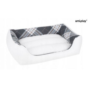 Amiplay Sofa  Zipclean 4 w 1 Kent Biała Rozmiar XS