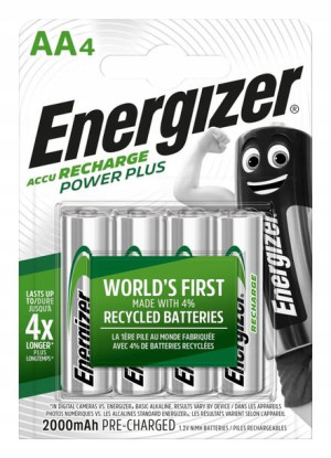 4x AKUMULATOR ENERGIZER 2000mAh akumulatorki AA R6