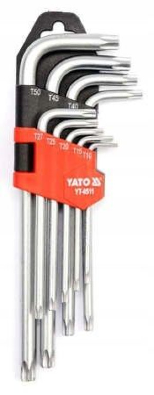 Yato Zestaw Kluczy Torx T10-t50 G 9 El. Yt-0511