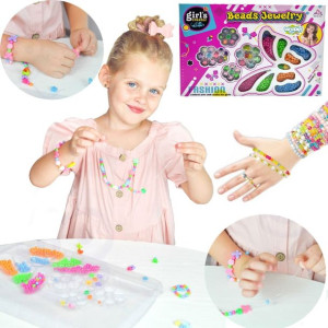 WOOPIE ART&FUN Zestaw do Robienia Biżuterii Bransoletek Wisiorków Pierścion