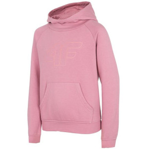Bluza dla dziewczynki 4f jasny róż hjz22 jbld002 56s