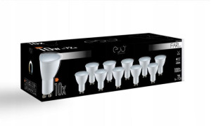 10x Żarówka FARI LED GU10 7,5W 4000K neutral 840 700lm 120° EDO777491