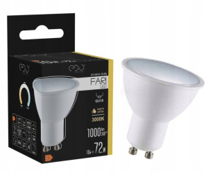 Żarówka FARI LED GU10 10W 830 ciepła 1000lm 120° EDO EDO777493