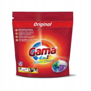 GAMA 4 w1 kapsułki do prania 30 sztuk