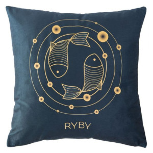 Poszewka dekoracyjna ZODIAK RYBY 40x40