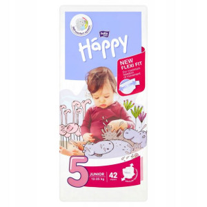 Bella Baby Happy Pieluszki 5 Junior 12-25 Kg 42szt