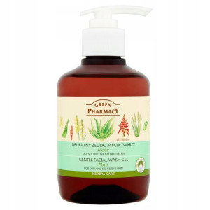 Green Pharmacy Żel Do Mycia Twarzy Aloesowy 270 ml