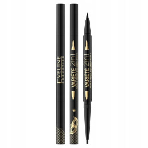 Eveline Cosmetics Eyeliner i Kredka Do Oczu 2w1 9g