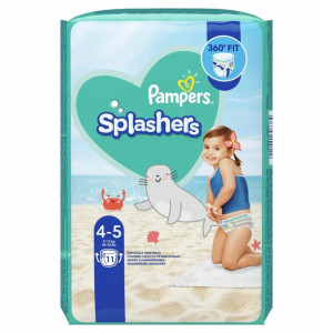 Pampers SPLASHERS Pieluchomajtki Rozmiar 4-5 11szt