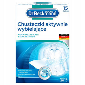 Dr.Beckmann Chusteczki Aktywnie Wybielające 15 szt