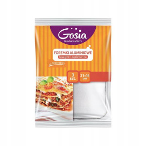 Gosia Foremki Aluminiowe Lasagne i Zapiekanka 3szt