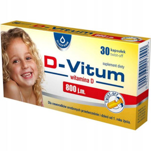 Oleofarm D-Vitum Witamina D 800 J. 30 szt.
