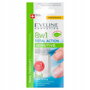 Eveline Total Action Odżywka Do Paznokci 8W1 12ml