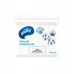 Milly Patyczki Kosmetyczne Papierowe 160 szt.
