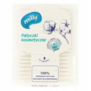 Milly Patyczki Kosmetyczne Papierowe 200 szt.