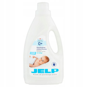 Jelp0+ Hipoalergiczne mleczko pranie białe 1,5 l