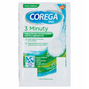 COREGA Tabs tabletki czyszczące do protez 6 szt