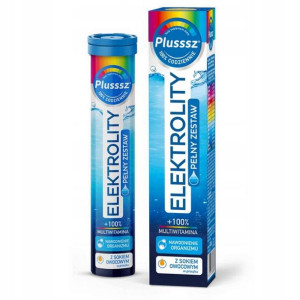 PLUSSSZ ELEKTROLITY Tabletki Musujące 24 szt