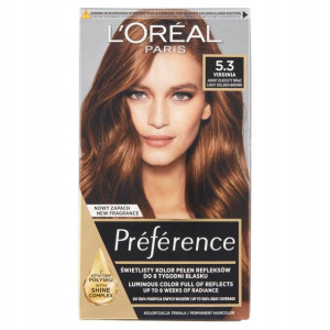 Farba do włosów LOreal Preference 5.3 Virginia