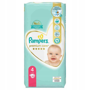 Pampers Premium Care 4 Pieluszki 52 Szt