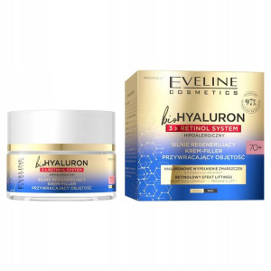 Eveline Biohyaluron 3XRETINOL Krem Lifting 70+