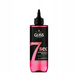 Gliss 7 SEC Maska Do Włosów Color Perfector 200 ml