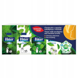 Velvet AROMA Chusteczki Higieniczne 90 szt.