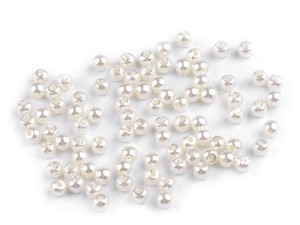 Perełki Plastik Glance Perłowe 4mm 50szt