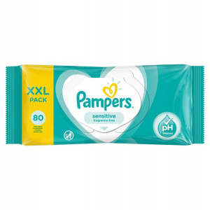 Pampers Sensitive chusteczki nawilżane 80 szt.
