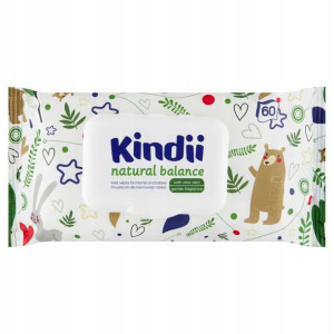 Kindii chusteczki nawilżone dzieci Natural Balance
