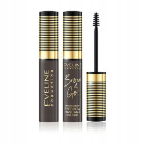 Eveline Cosmetics BROW & GO! Tusz Do Brwi Dark