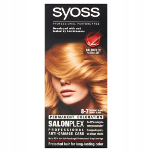 Syoss Permanent Color Farba 8-7 Miodowy Blond
