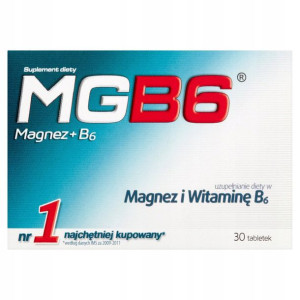 Mgb6 Witaminy i Preparaty Wzmacniające 30 szt.