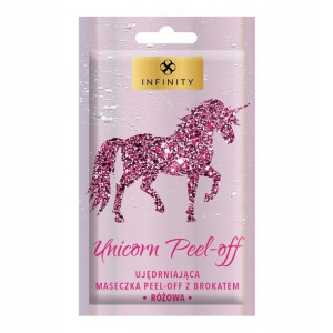 Infinity Maseczka Peel-off Różowa z Brokatem 7 ml